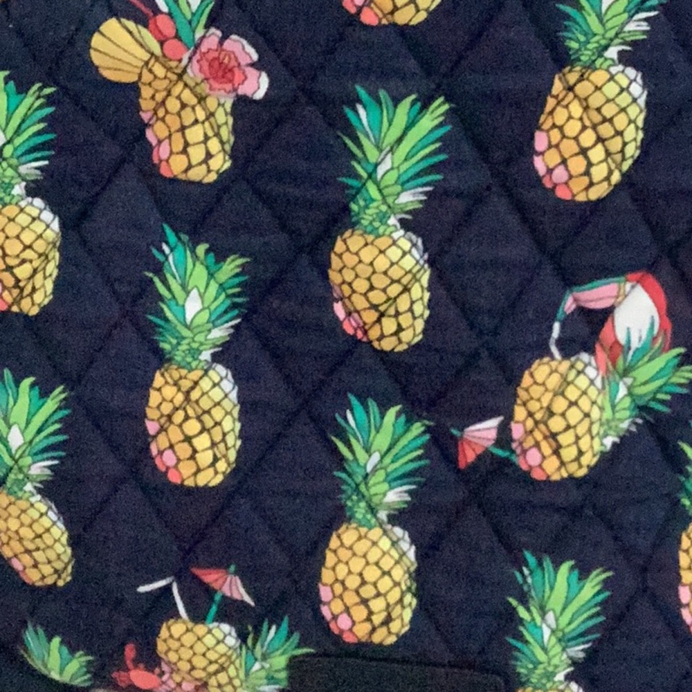 Vera Bradley Quilted Sling Backpack and RFID Wristlet Wallet in Toucan Party - Picture 4 of 13